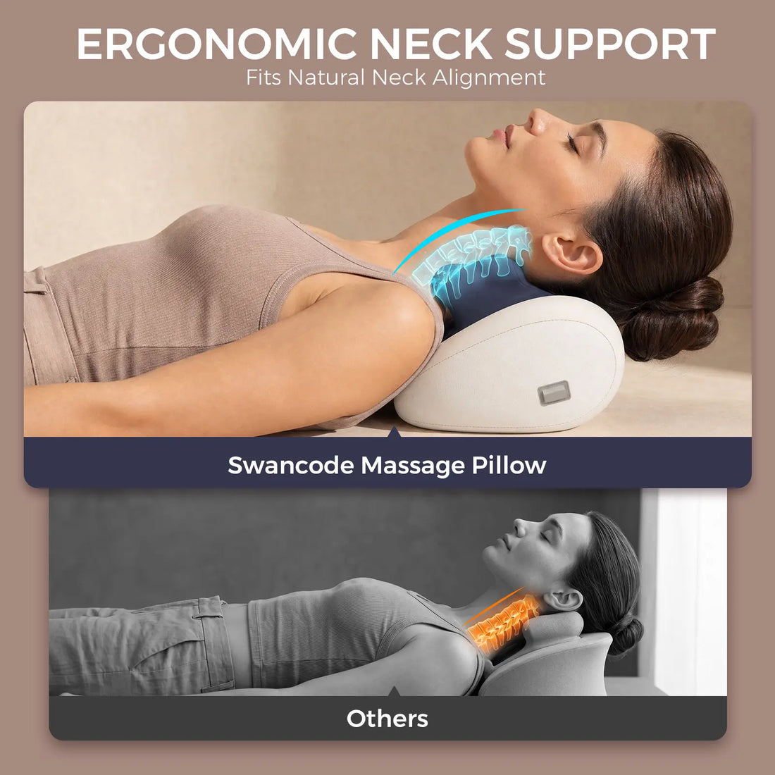 NeckRelief GripPro | Shiatsu Neck Kneading Massage Pillow
