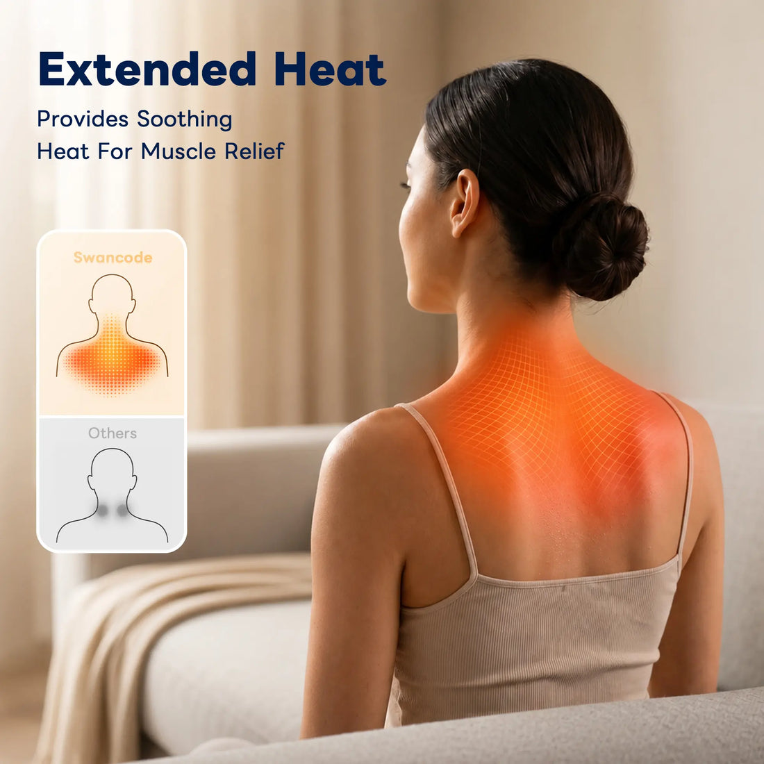 NeckRelief Massager | Ergonomic  Neck Massager Pillow