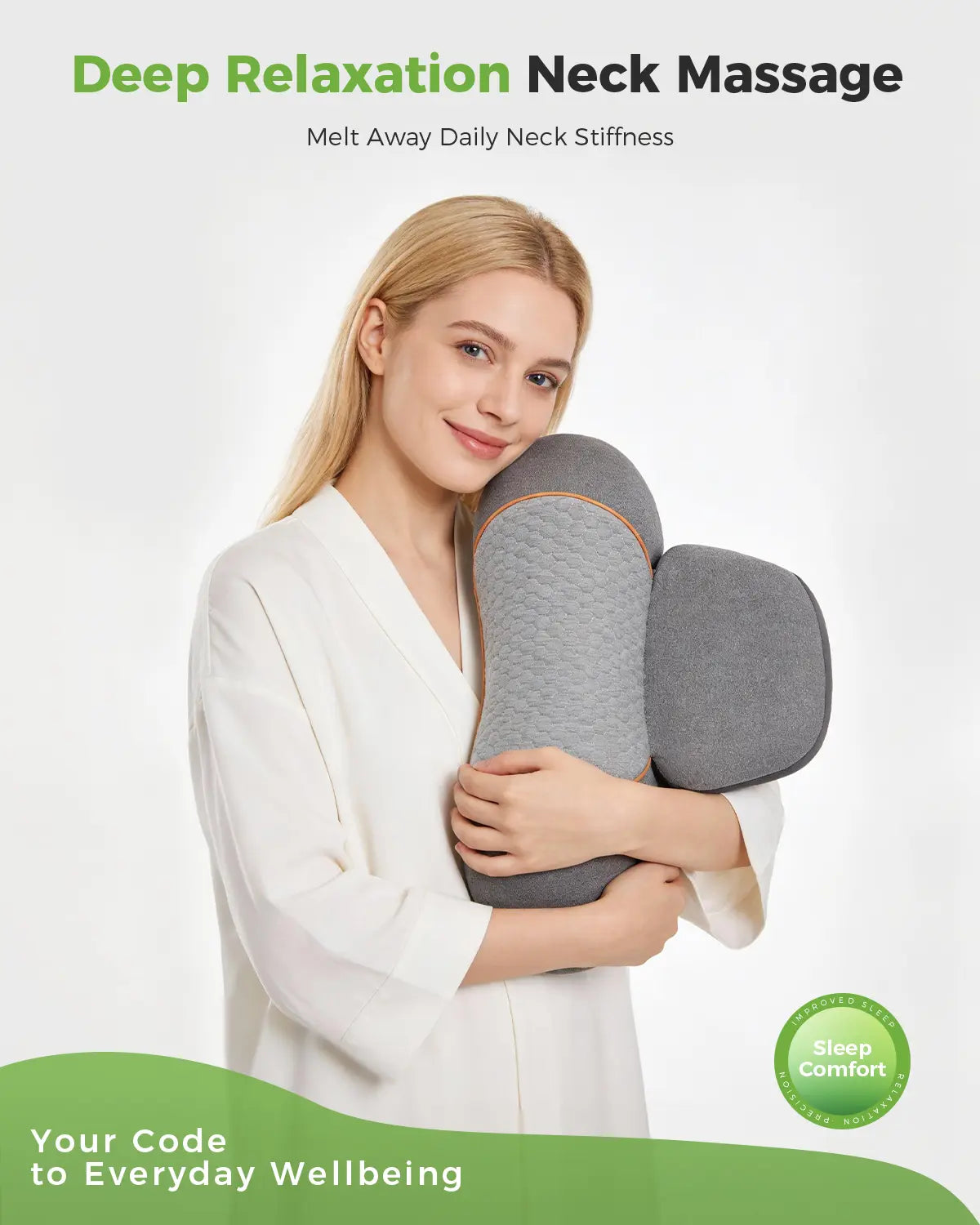 NeckRelief Pillow | 3-in-1 Neck Traction Massager