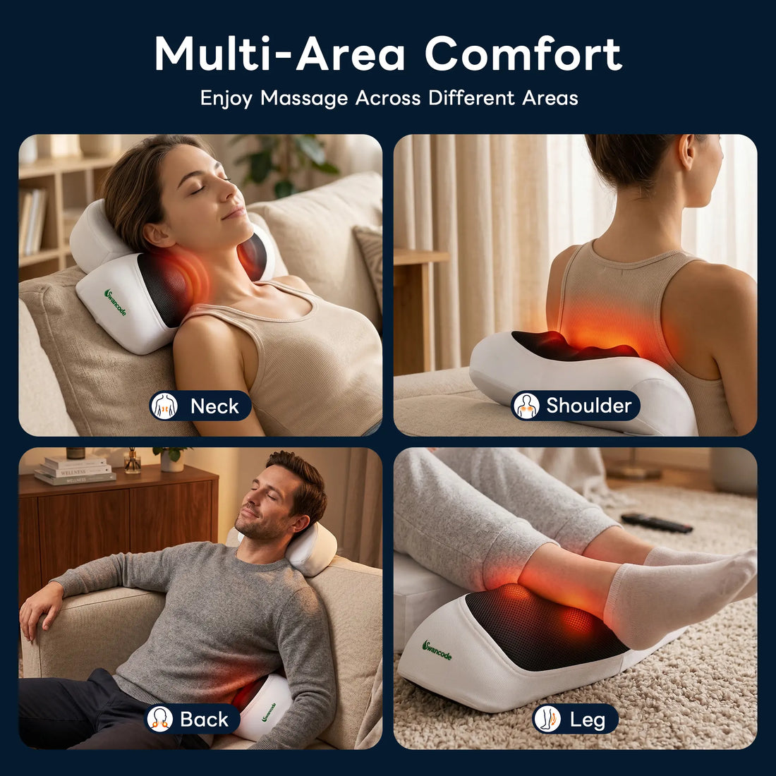 NeckRelief Massager | Ergonomic  Neck Massager Pillow